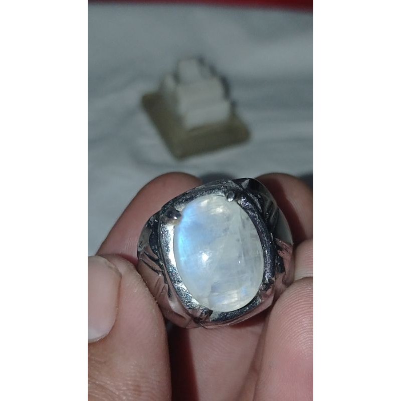 natural akik biduri bulan