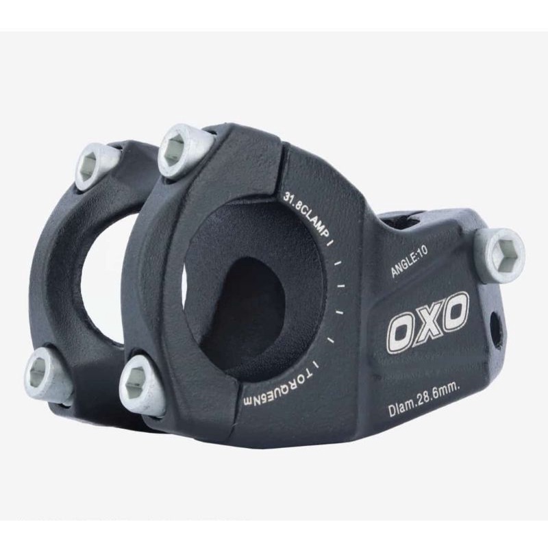 STEM SEPEDA MTB OXO 28.6-31.8 HITAM 5cm