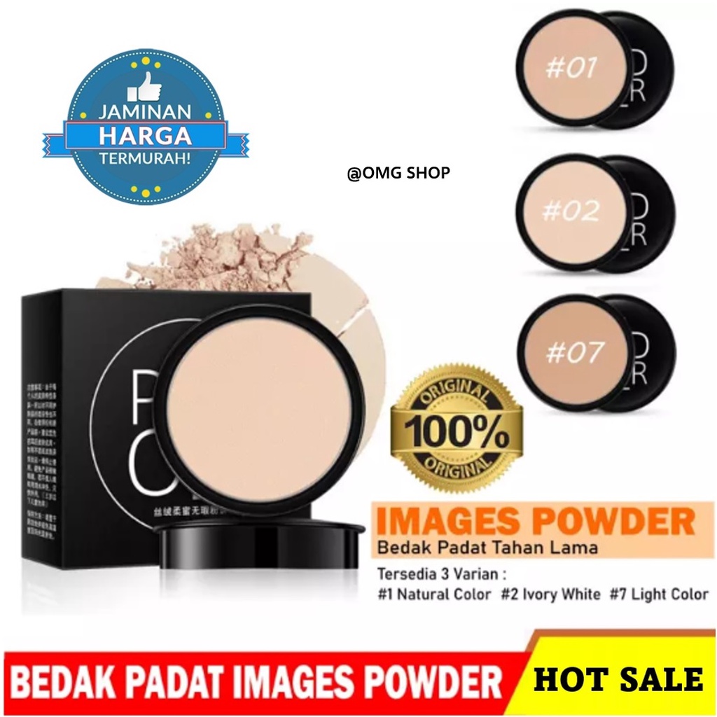 Bedak Glowing Tahan Lama Anti Air Images Professional Compact Powder / Bedak IMAGES Beauty Powder