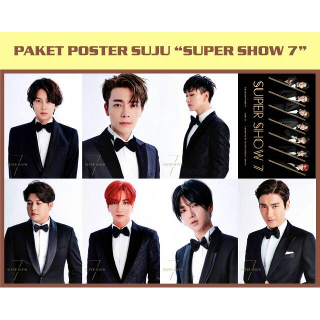 SUPER JUNIOR SUPER SHOW 7 POSTER SET
