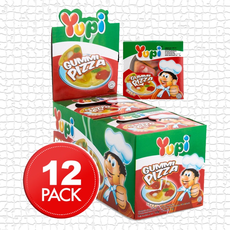 

Yupi Gummi Pizza 1 Pack Isi 12 Pcs