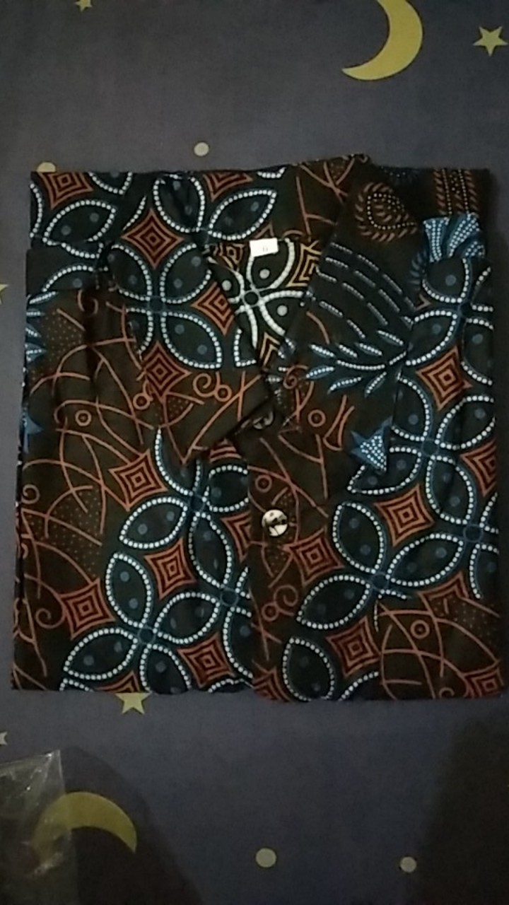 Batik Couple Keluarga Sania Ruffle Ori Ndoro Jowi Dnt Senobiru Shopee