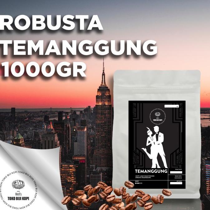 

BIJI KOPI / ROASTED BEAN ROBUSTA TEMANGGUNG - 1 KG