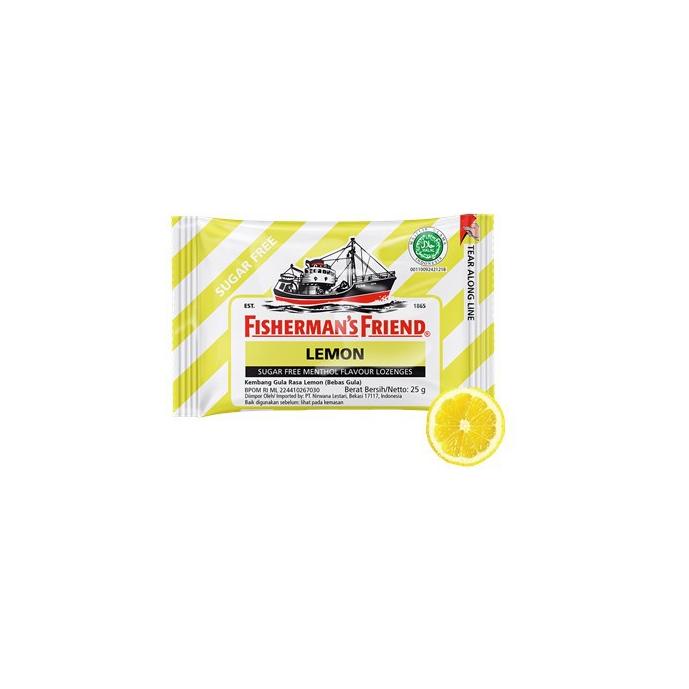

[KODE PRODUK GKEUA9389] Fisherman's Friend Permen Bebas Gula Rasa Lemon 25 gr