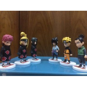 Dijual Mainan Chibi Figure Set Naruto isi 6 buah Figure Limited