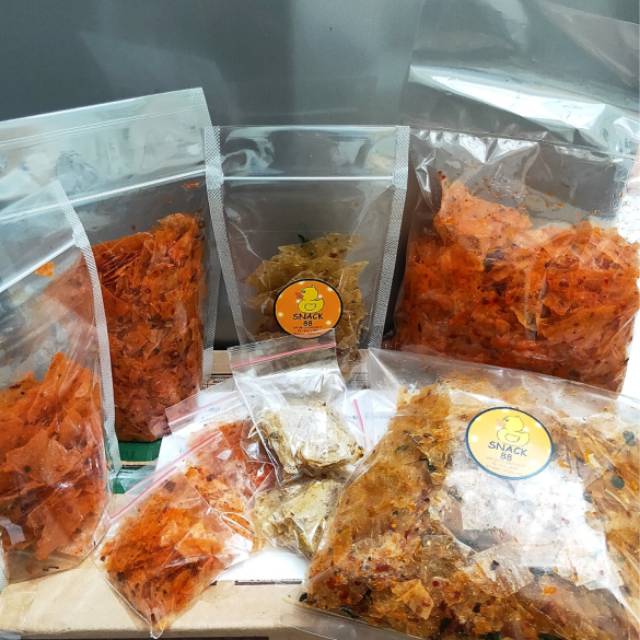 

KERIPIK KACA BALADO/CABEIJO/PEDAS/ORI 250gr // snack cemilan keripik makanan ringan kerupuk