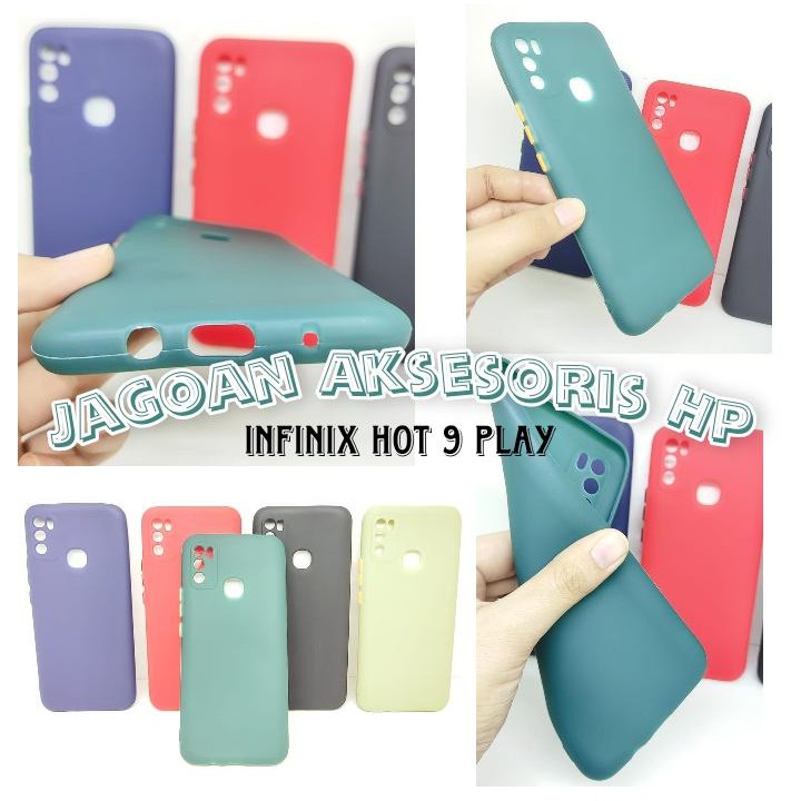 SMPC TPU Infinix Hot 9 Play X680 6.82 inchi SoftCase Macaron Protection Camera inch SoftCase Macaron