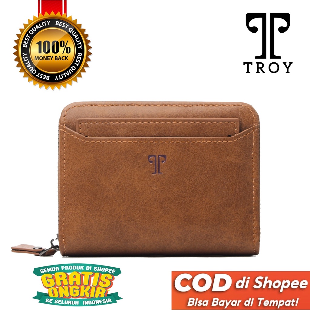 TOKOKOE - Dompet Pria Wanita Bahan Kulit Original - Troy - Classic Horo Avero