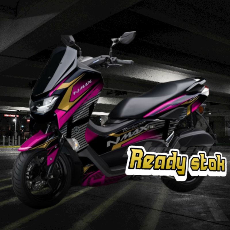 stiker decal full body yamaha nmax new 2021 full body striping decal variasi full body nmax 2021