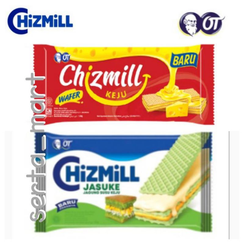 

Chizmill Keju / Chizmil Jasuke 127gr - Wafer Jagung Susu Keju Chizmill