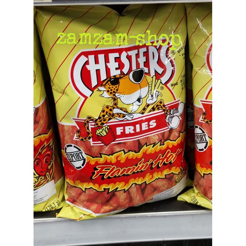 

chesters flamin hot fries pedas snack