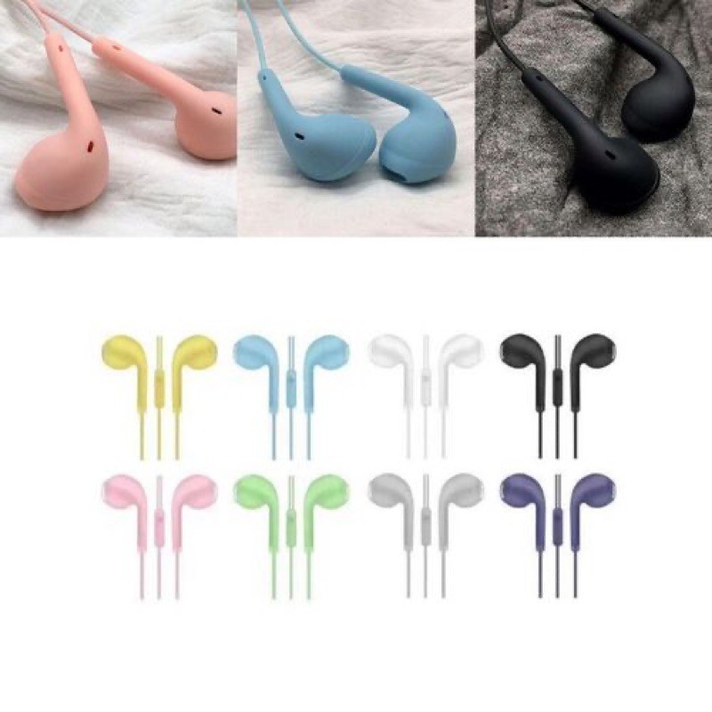 Headset / Handsfree U19 macaron / Macaroon Mate Color Hifi Extra Bass