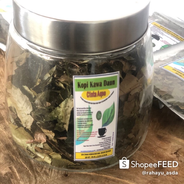 

Kopi kawa daun toples