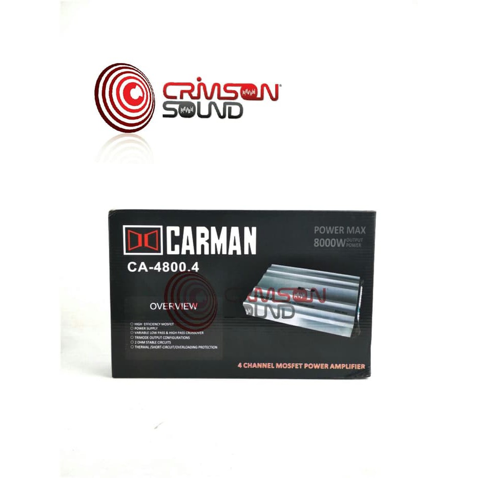 Termurah Power amplifier Carman CA-4800.4 4 channel