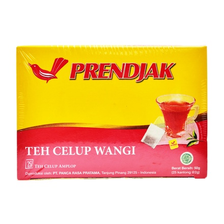 Teh Prendjak/teh murah/teh prenjak/teh celup/teh manis-Prendjak 1 Box Isi 25 Kantung @2 gr
