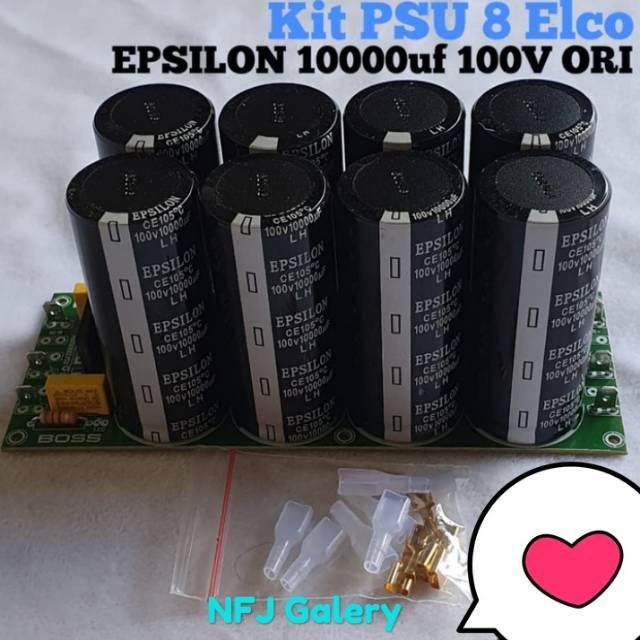 Elco Terbaik Psu 8 Elco Epsilon 10000uf 100v Original 100 Dioda Sisir Sparepart Elektronik Power Shopee Indonesia