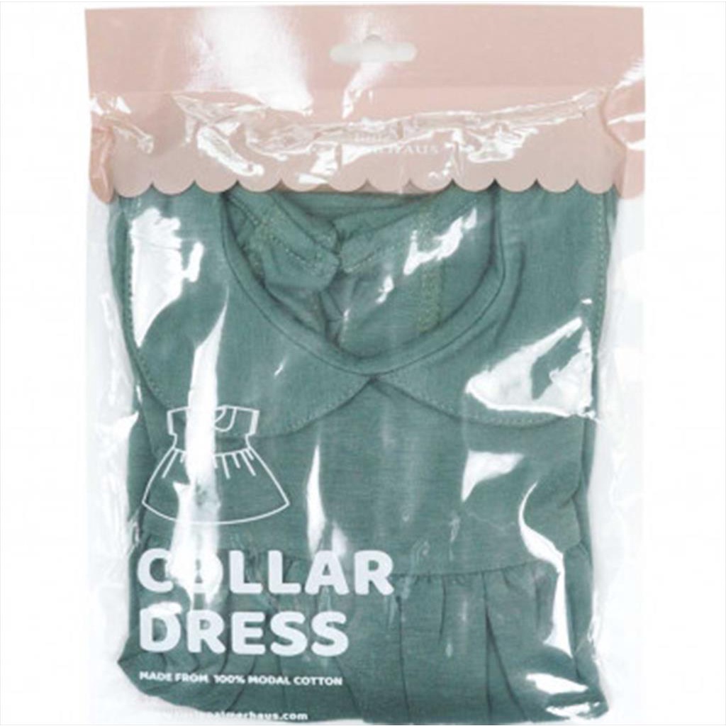 Little Palmerhaus Collar Dress Warna Forest Green