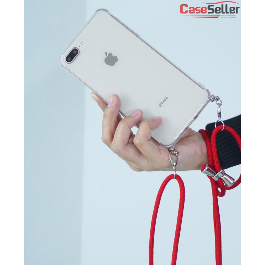 CaseSeller - Case Anti Crack Plus Tali Color Xiaomi Redmi Note 9 Pro/Max | 9A | 9C