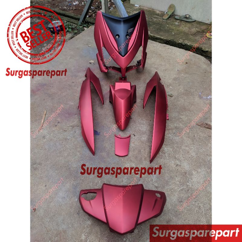 Body halus Vario 110 karbu merah doff vario cw 110