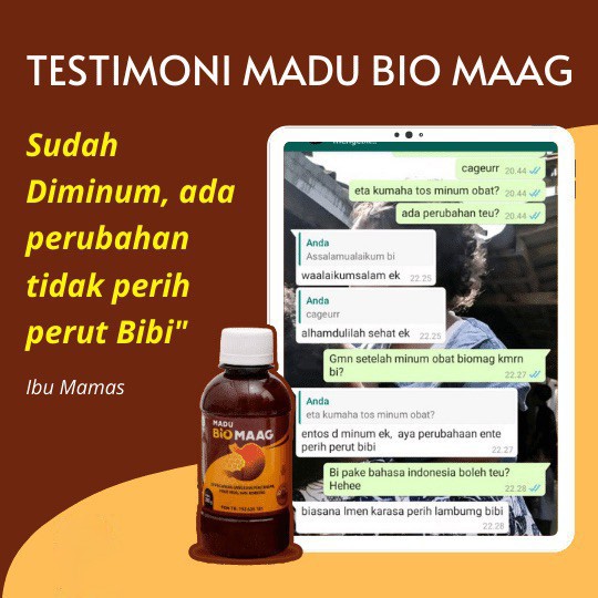 Biomaag Madu Herbal Obat Asam Lambung, Maag Kronis & Gerd, Mual, Ganguan Pencernaan-8