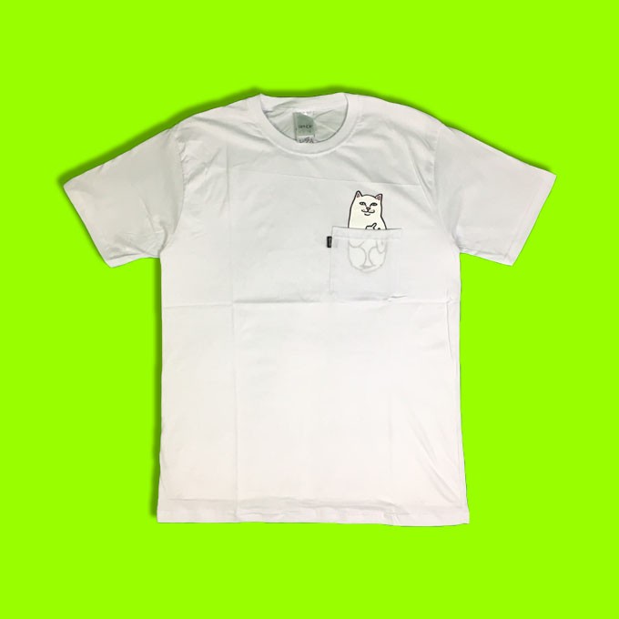T-SHIRT RIP N DIP LORD NERMAL WHITE PERFECT HIGH 1:1 MIRROR QUALITY