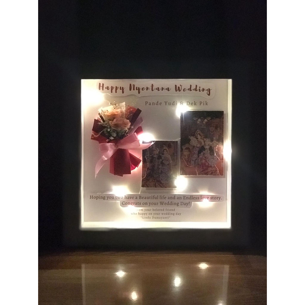 BINGKAI / FRAME POP UP 3D 20X20 & 20x30, HADIAH ULANG TAHUN, WEDDING, WISUDA, FAREWELL