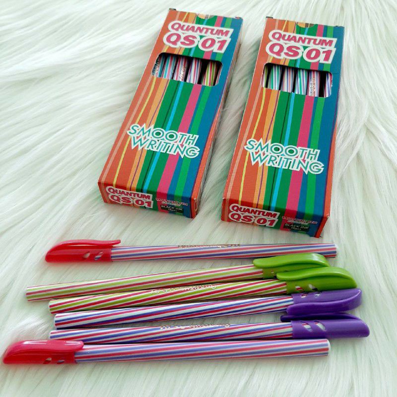 

[LUSIN] STANDARD PULPEN QUANTUM QS-01 HITAM / PULPEN MURAH BERKUALITAS / PULPEN / BALLPOINT / BOLPEN