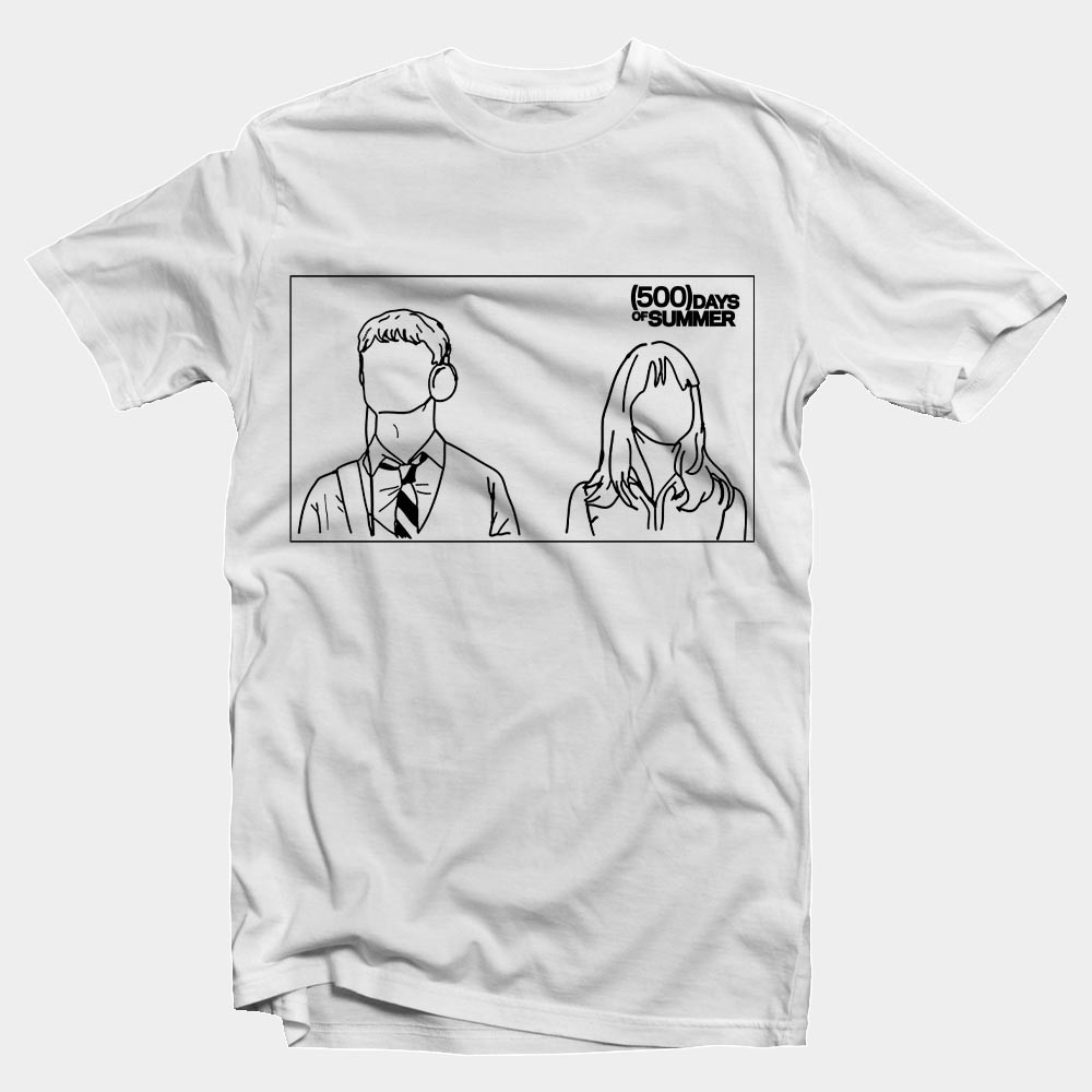 Jual Kaos film 500 days of summer / movie / series / Polyflex Shopee