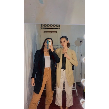 cardigan kantong panjang