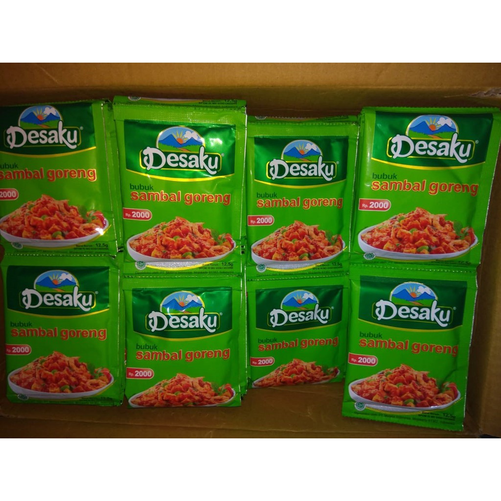 DESAKU BUBUK SAMBAL GORENG PER RENCENG ISI 10 X 12,5 GRAM