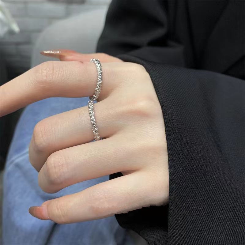 Cincin Model Terbuka Desain Bintang Untuk Wanita