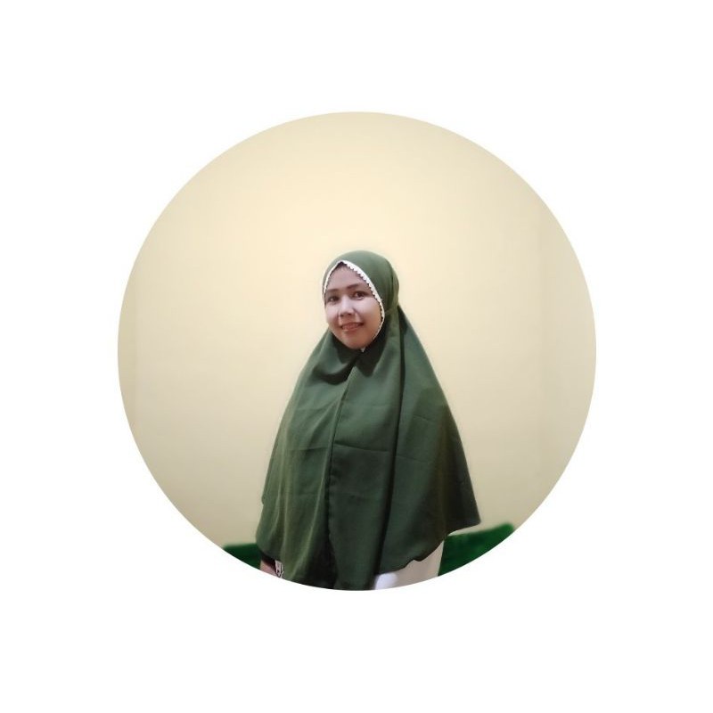 BERGO RENDA WOLFIS/MARYAM RENDA WAJAH XL /KHIMAR NON PET TALI PANJANG