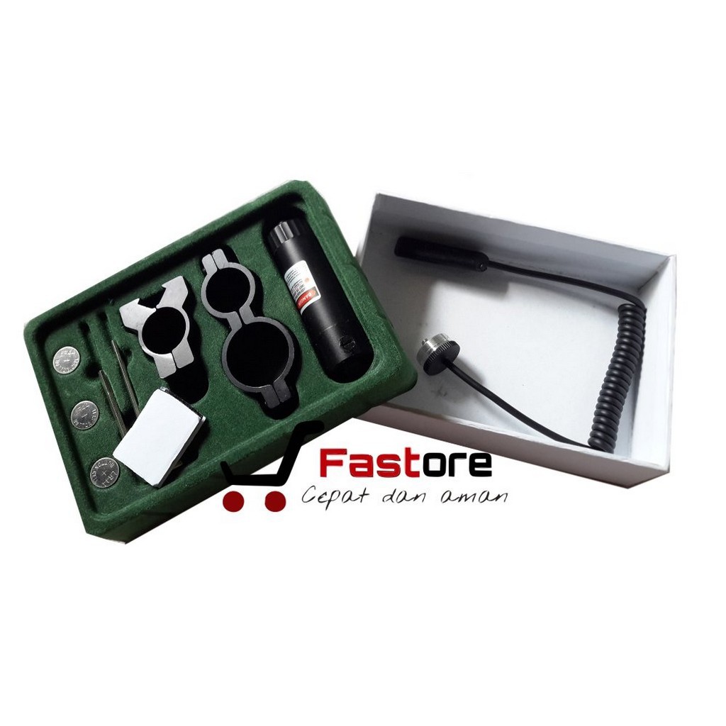 Laser Scope Senapan nyala Merah - Red Laser Scope JG olahraga