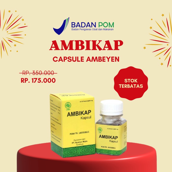 

AMBIKAP ORIGINAL - Obat Wasir dan Ambeyen Herbal Alami & Terbukti