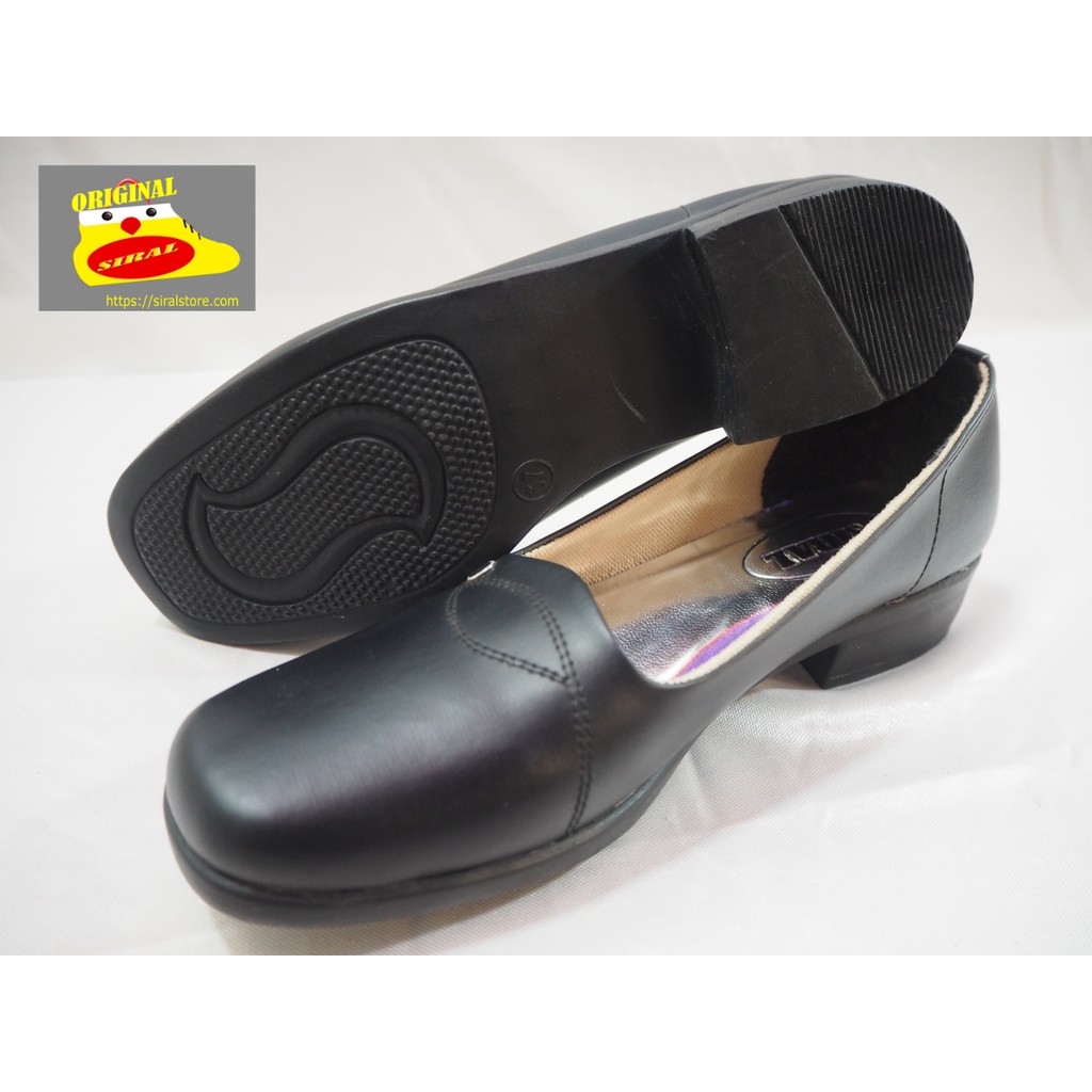 Sepatu Slip On Bahan MM Warna Hitam S05R01B5 / Sepatu Wanita / Sepatu Flat / Sepatu Slip