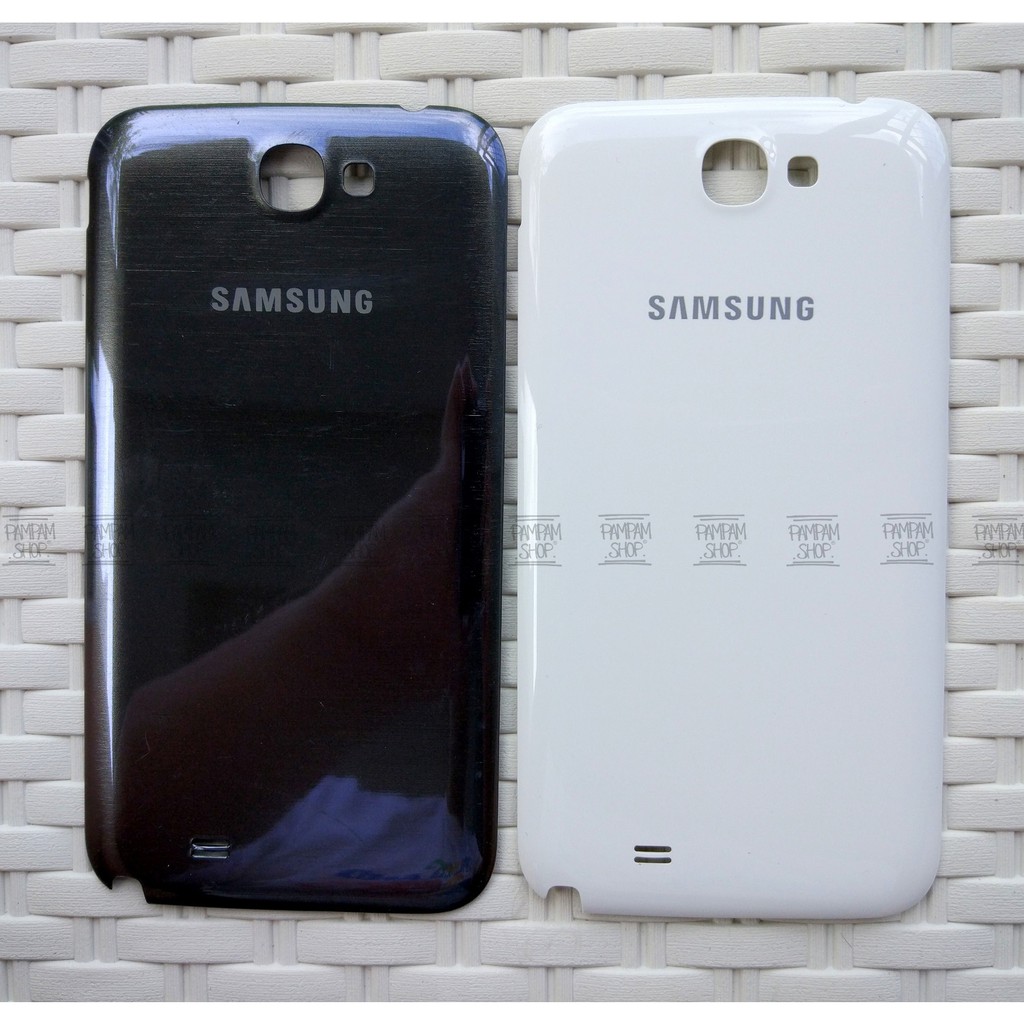 Tutup Belakang Baterai Casing Backdoor Back Door Cover Samsung Galaxy Note 2 N7100 Original OEM