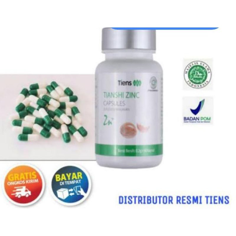 [COD]Tiens zinc penumbuh rambut alami 100% original free minyak kemiri 30ML