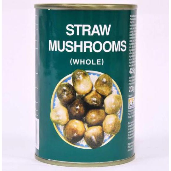 

GLOBAL Straw Mushrooom (Whole) 425g - Jamur Merang - Jamur Kaleng/import