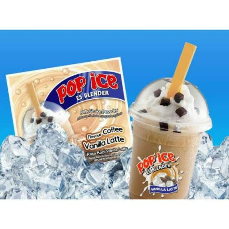 

POP ICE VANILLA LATTE renceng isi 10pcs