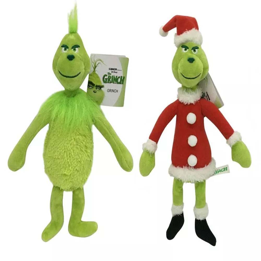 Lanfy Boneka Kartun Anime How Grinch Stole Bahan Plush Untuk Hadiah Natal Anak