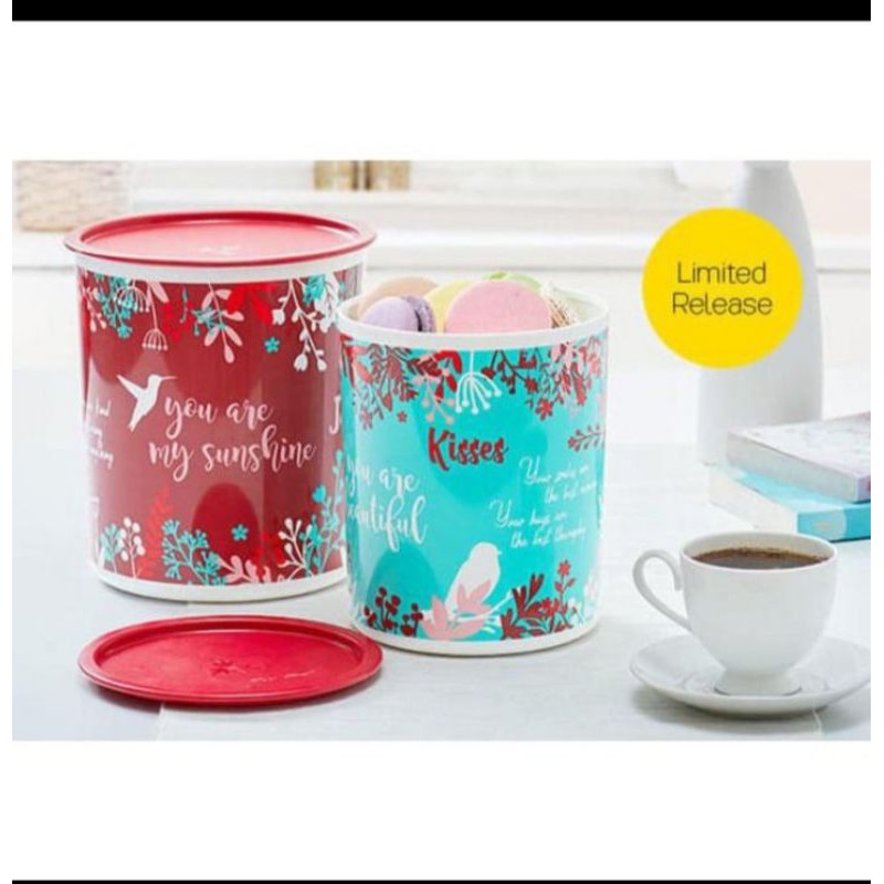 Readyy..toples tupperware mother canister