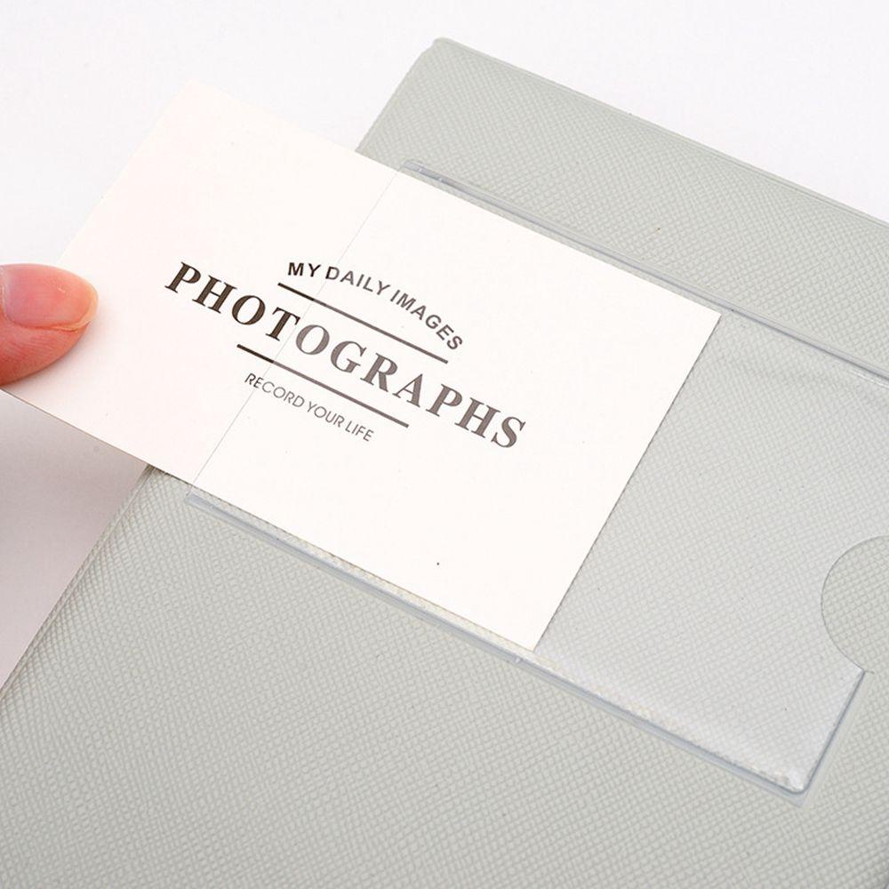 [Elegan] Album Foto Mini Simple Style Films Sticker Dekorasi Rumah Kartu Nama Kpop Kartu Bingkai Foto Kartu Nama Photocard Holder