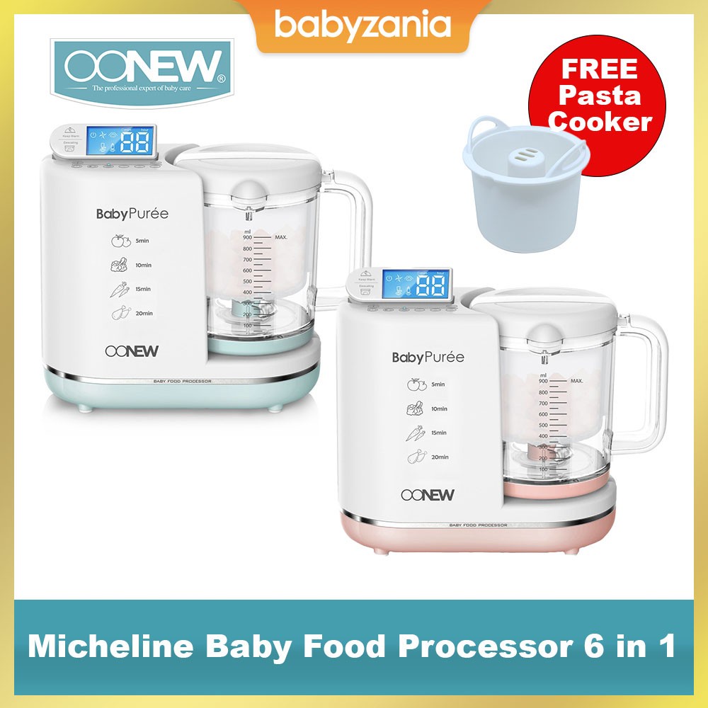 OONew Micheline Series Baby Food Processor 6 in 1 - FREE Pasta Cooker