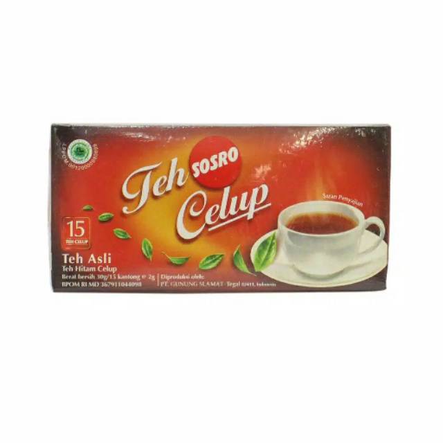 

Teh Celup Sosro Black Tea isi 15