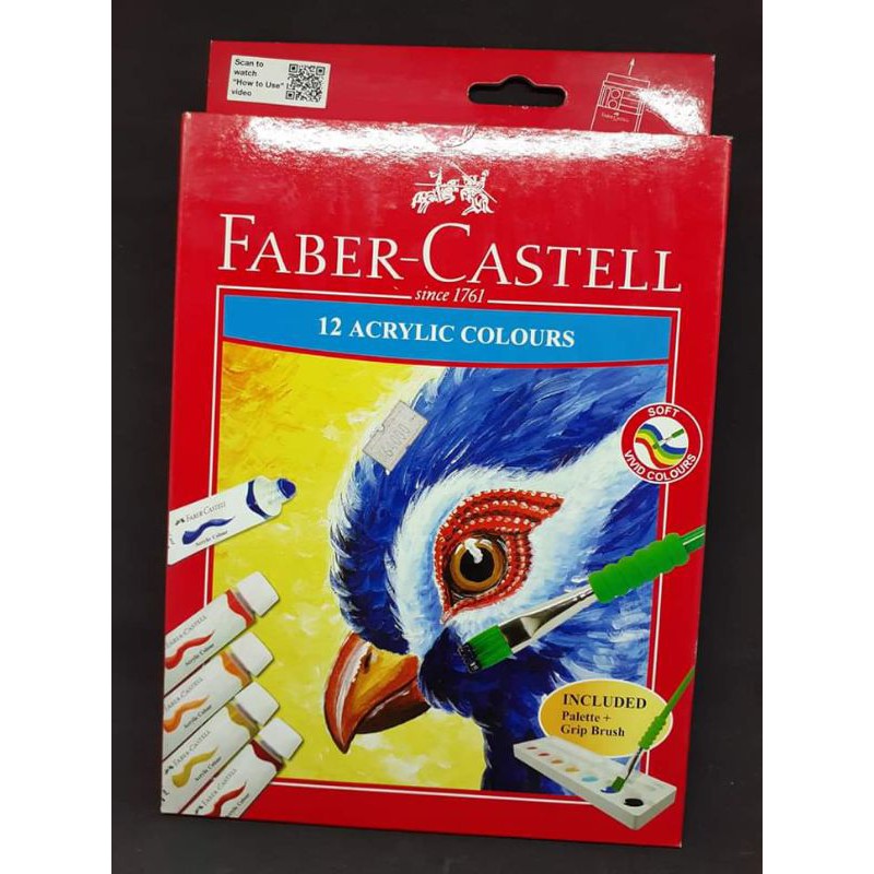 

Acrylic Colours Faber Castell isi 12