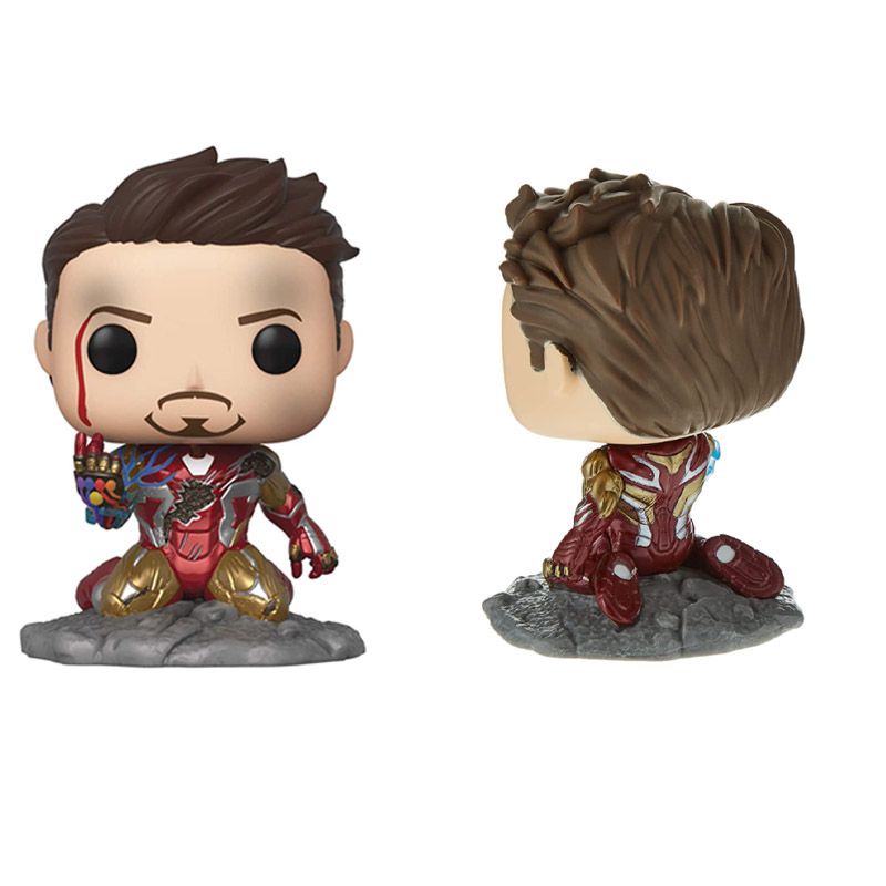 10cm Funko Pop Avengers Endgame I Am Iron Man Glow In The Dark Vinyl Figure Toy Tony