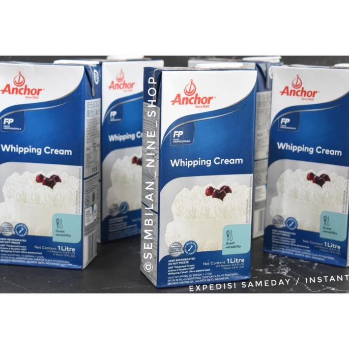 

(BISA COD) Anchor Whipping Cream 1 Liter BERGARANSI Kode 649