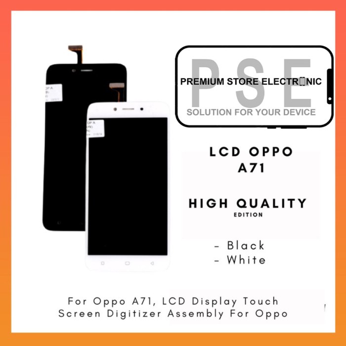 LCD Oppo A71 ORIGINAL Fullset Touchscreen - Parts Kompatibel Oppo