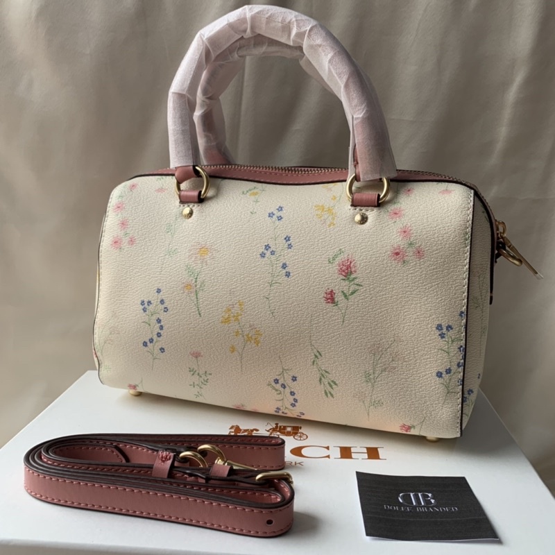 Coach Rowan Satchel With Spaced Wildflower Print (C3100)