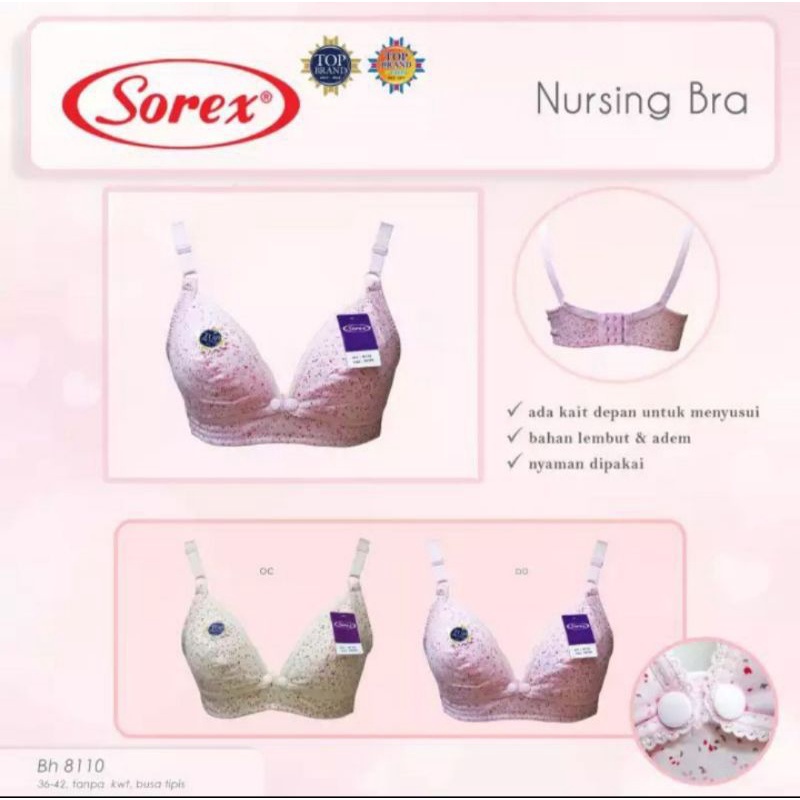 SOREX Nursing Bra 8119  8110 BH Menyusui Bra Menyusui